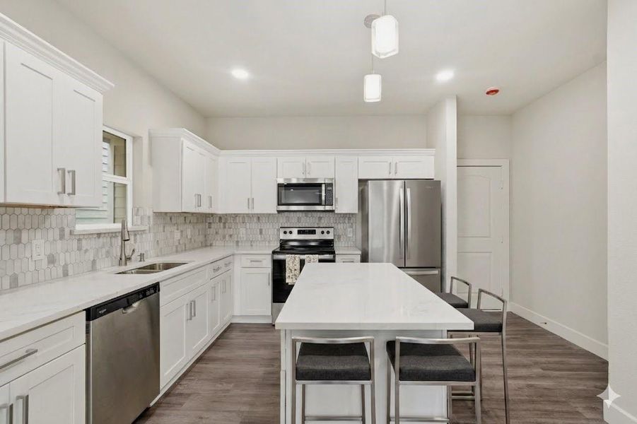 Furnished interior view inside a new home in , Houston (Image 9). Furnished interior view inside a new home in , Houston (Image 9).