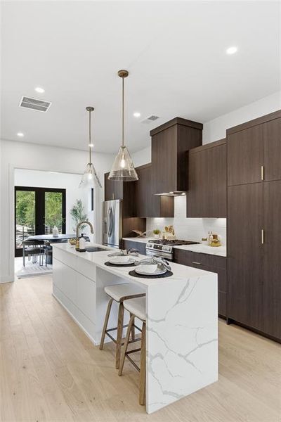 Furnished interior view inside a new home in , Atlanta (Image 27).