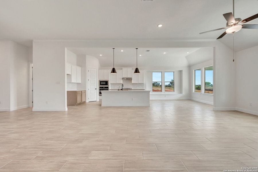 Spacious, unfurnished interior of a new home in Preserve at Annabelle Ranch, San Antonio (Image 27). Spacious, unfurnished interior of a new home in Preserve at Annabelle Ranch, San Antonio (Image 27).
