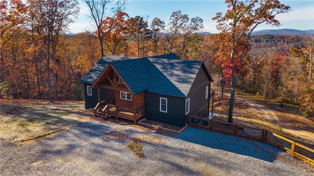 Front exterior of a new home in , Ellijay, GA, highlighting curb appeal (Image 26).