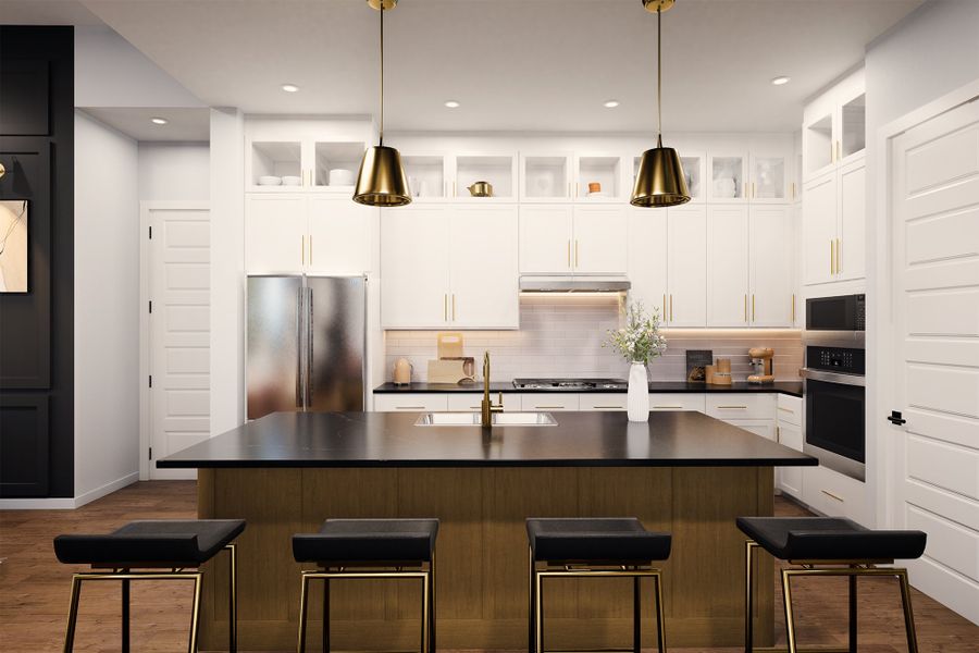 The Lavendar - Optional Cooktop Kitchen