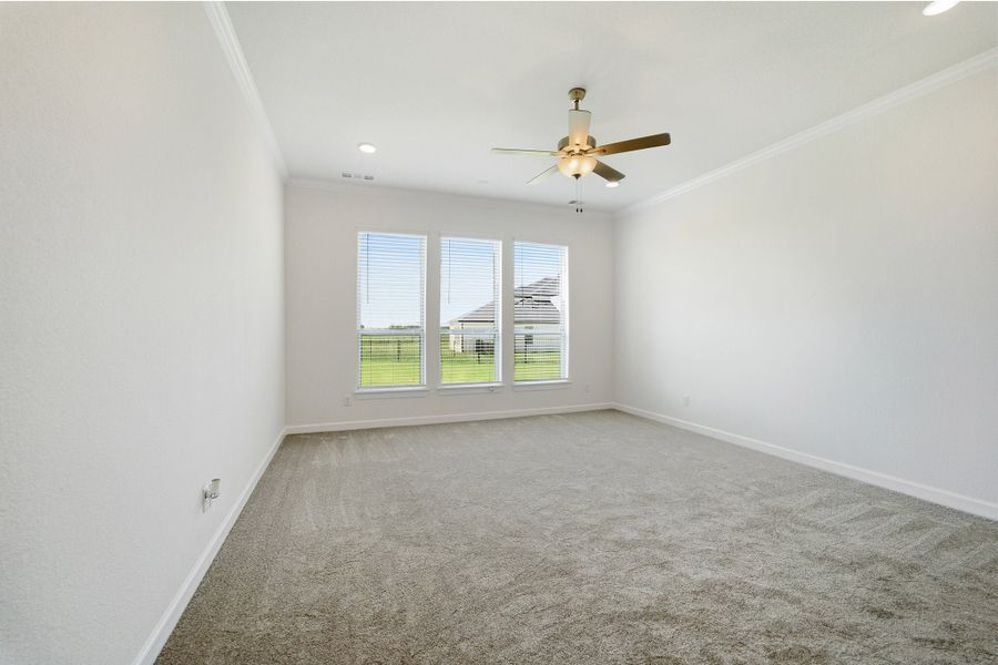 Spacious, unfurnished interior of a new home in Heath Golf & Yacht Club, Heath (Image 35). Spacious, unfurnished interior of a new home in Heath Golf & Yacht Club, Heath (Image 35).