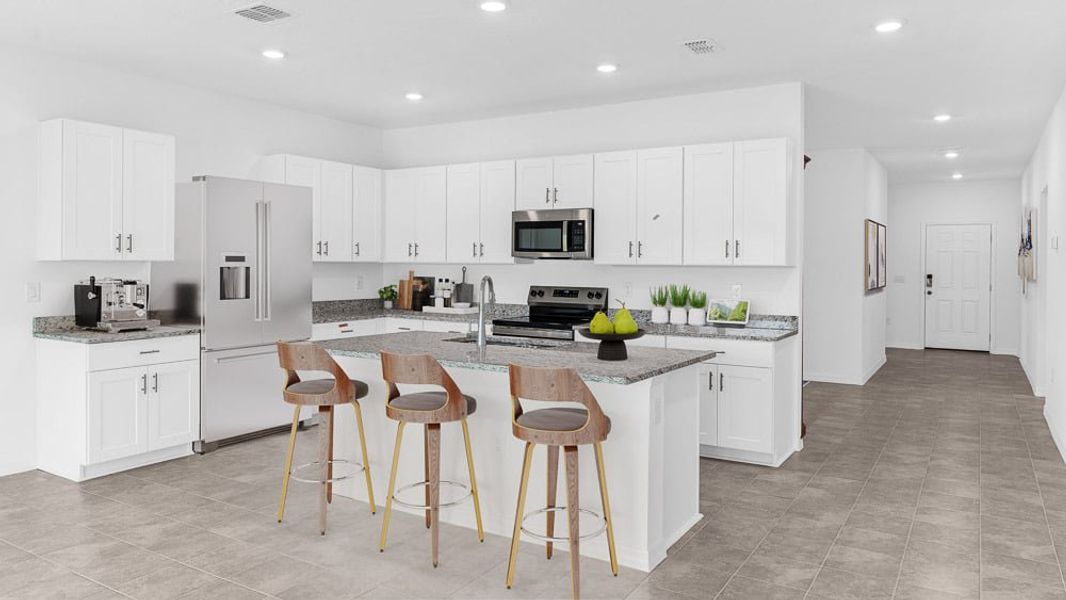 Representative furnished interior of a home built from the Sage by Taylor Morrison in Coopers Meadow, Jacksonville (Image 10).