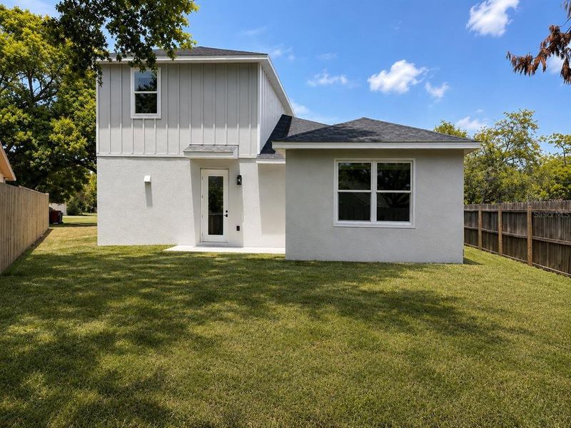 Exterior details and patio area of a home in , Sanford (Image 3). Exterior details and patio area of a home in , Sanford (Image 3).