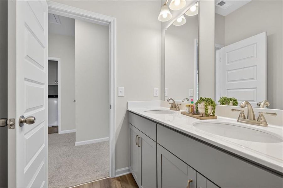 Furnished interior view inside a new home in The Stiles, Cartersville (Image 32).