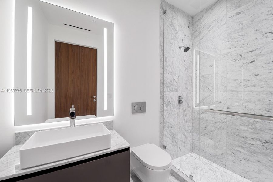 Furnished interior view inside a new home in , Miami (Image 19).