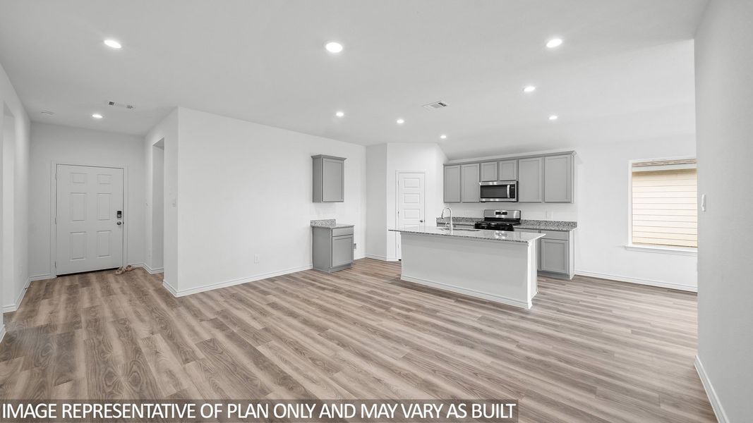 Representative unfurnished interior of a home built from the Baxtor by D.R. Horton in Reserve at Mallard Lakes, Orange (Image 15).