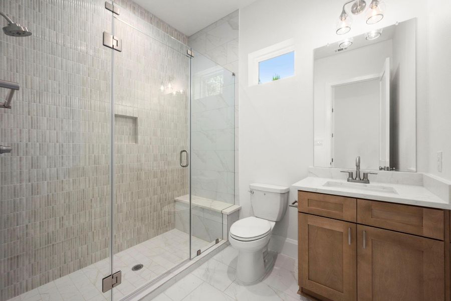 Furnished interior view inside a new home in , New Waverly (Image 13).