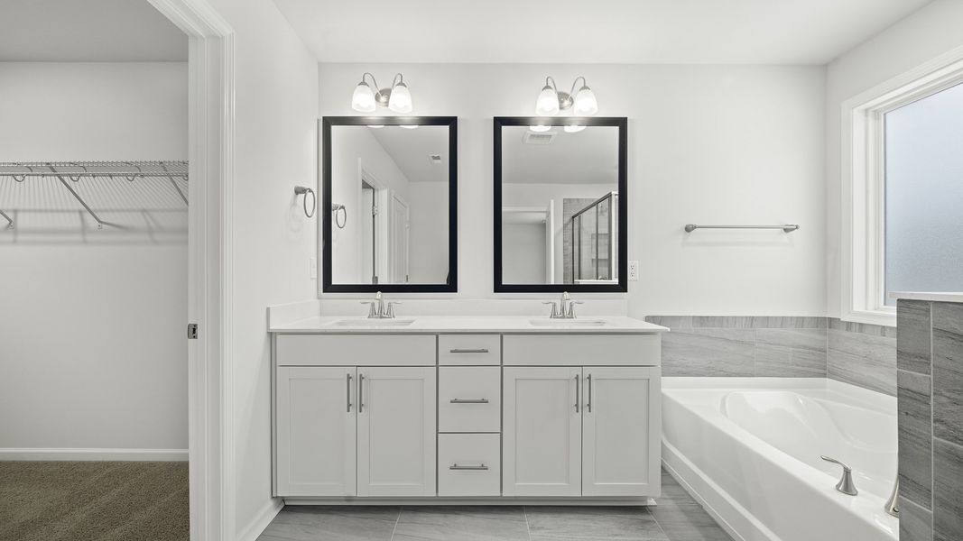 Furnished interior view inside a new home in Lybrook Village, Advance (Image 6).