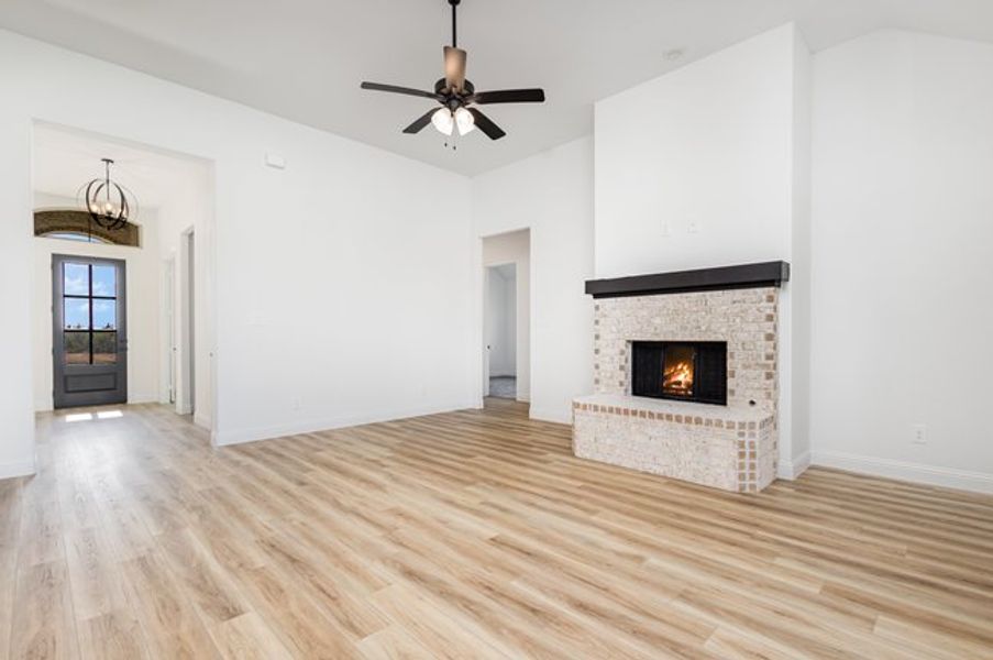 Representative unfurnished interior of a home built from the The Magnolia by Sumeer Homes in Stone Henge II, Sanger (Image 13). Representative unfurnished interior of a home built from the The Magnolia by Sumeer Homes in Stone Henge II, Sanger (Image 13).