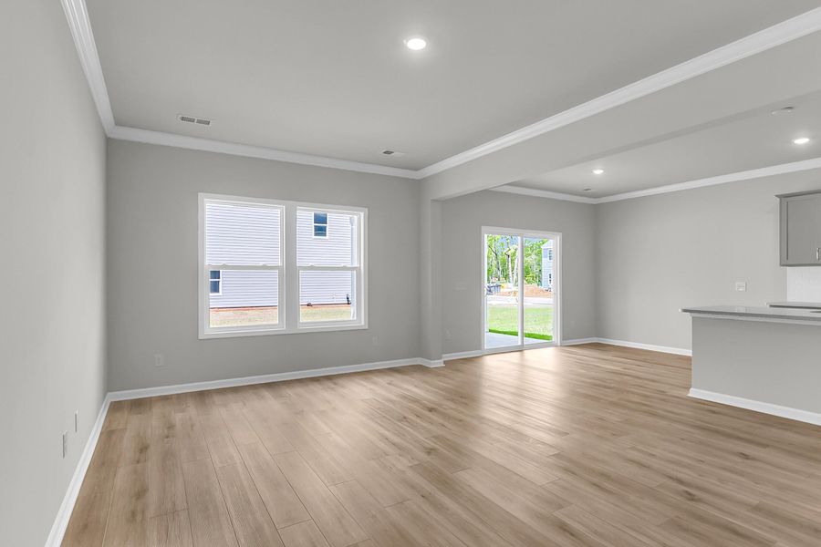 Spacious, unfurnished interior of a new home in Central Creek, Goose Creek (Image 28). Spacious, unfurnished interior of a new home in Central Creek, Goose Creek (Image 28).