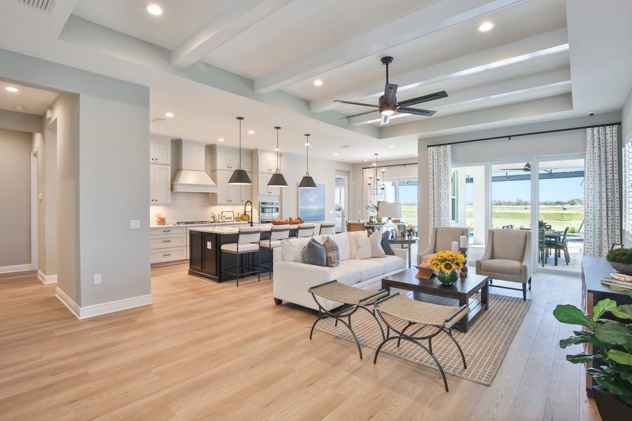 Furnished interior view inside a new home in Palm Grove, Lakewood Ranch (Image 6).