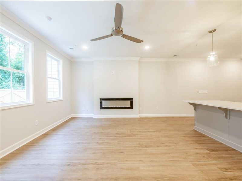 Spacious, unfurnished interior of a new home in River Walk Place, Lawrenceville (Image 17).