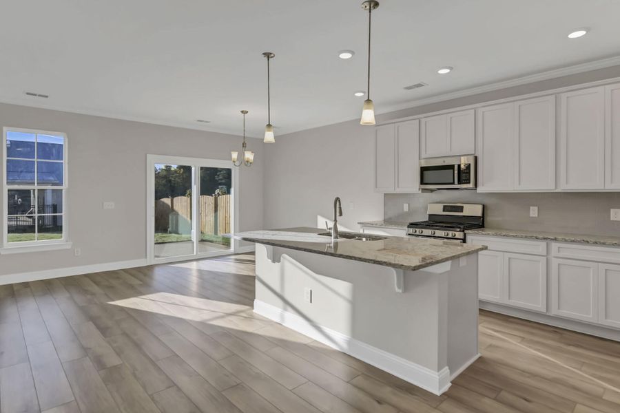 Furnished interior view inside a new home in Ashton Lakes, Lexington (Image 6).