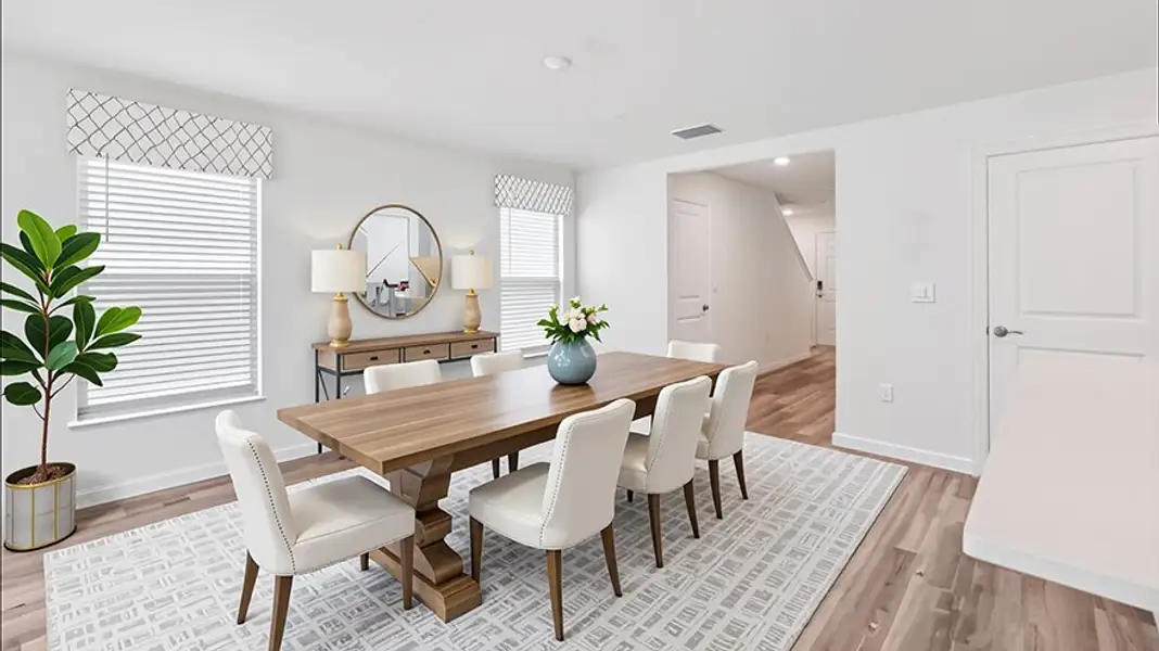 Furnished interior view inside a new home in Tartan Farms at Winding Oaks, Ocala (Image 3).