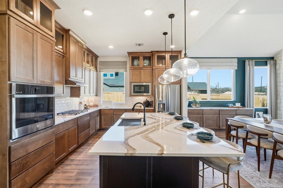 Furnished interior view inside a new home in Stillwater Ranch, San Antonio (Image 27).