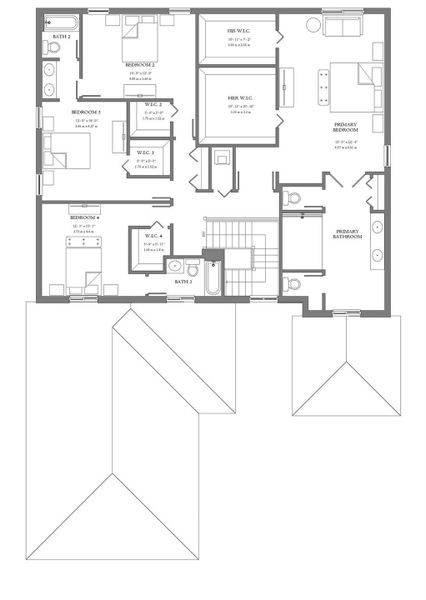 Inlet Floor Plan Bed at Loft 2nd flr