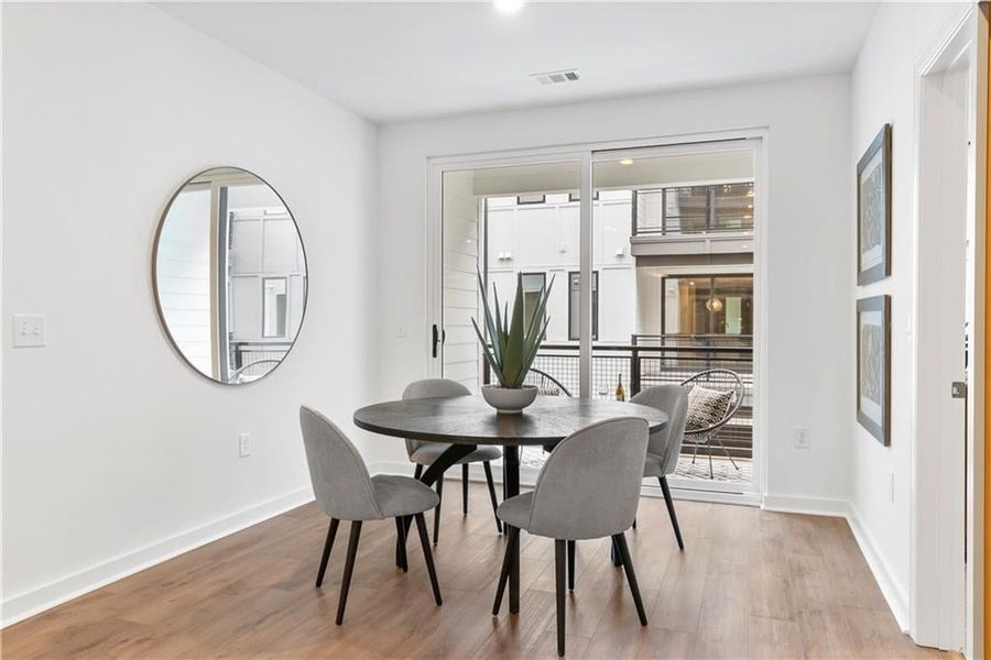 Dining area *Images from the model, not the subject property*