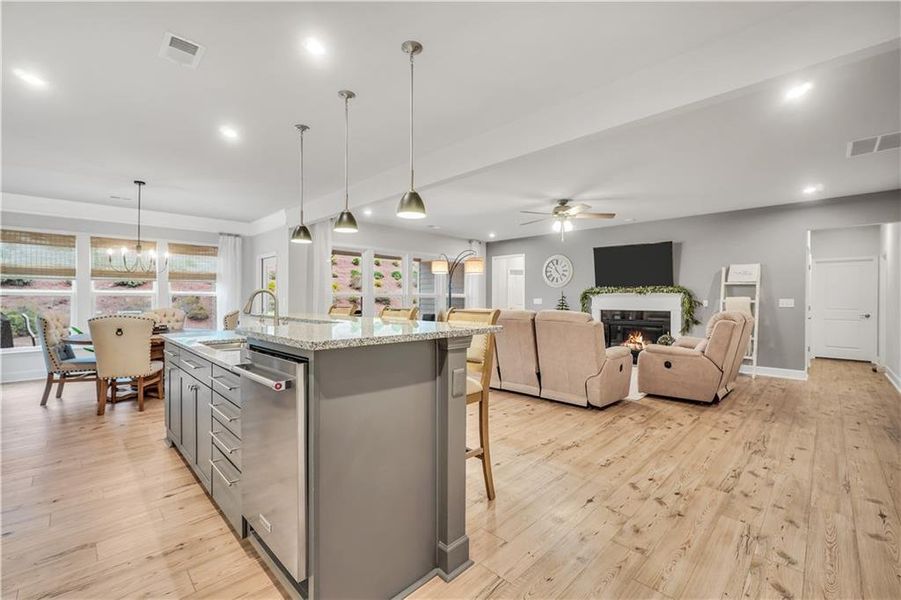 Furnished interior view inside a new home in , Griffin (Image 55).