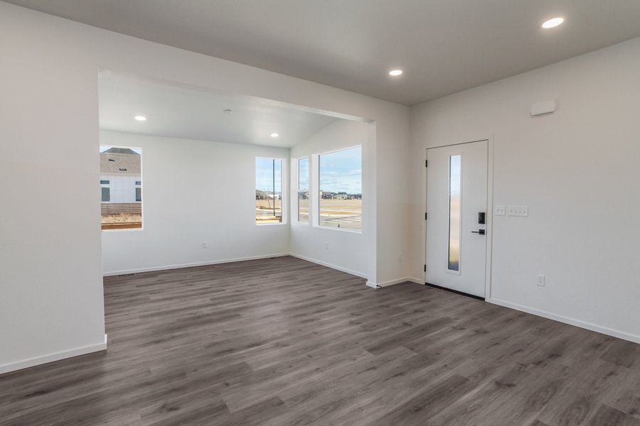 Spacious, unfurnished interior of a new home in Trailside, Timnath (Image 40). Spacious, unfurnished interior of a new home in Trailside, Timnath (Image 40).