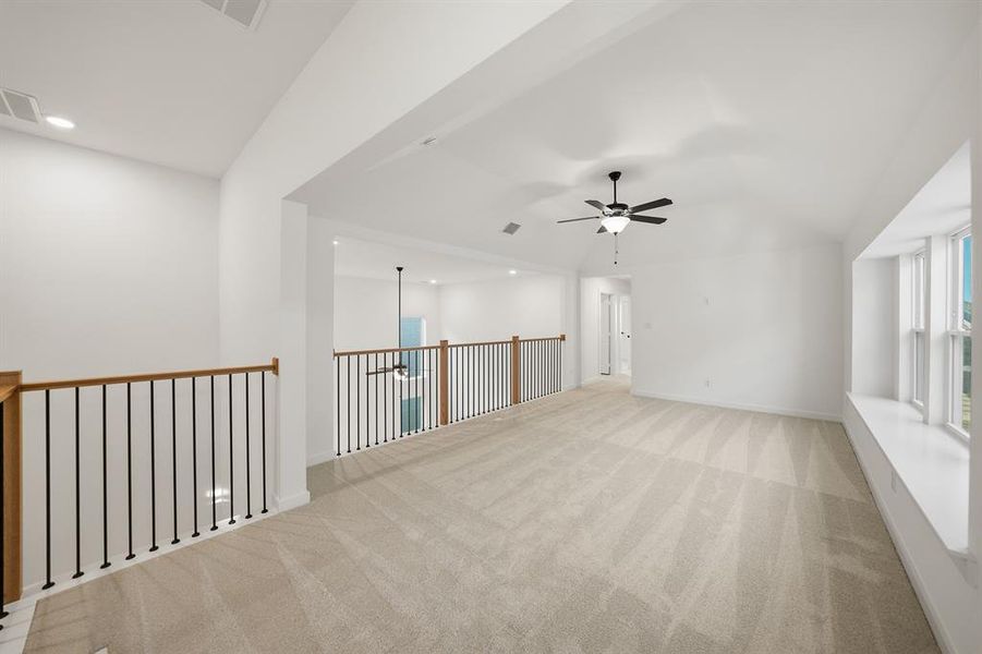 Spacious, unfurnished interior of a new home in Light Farms Brenham - 40' Lots, Celina (Image 20). Spacious, unfurnished interior of a new home in Light Farms Brenham - 40' Lots, Celina (Image 20).