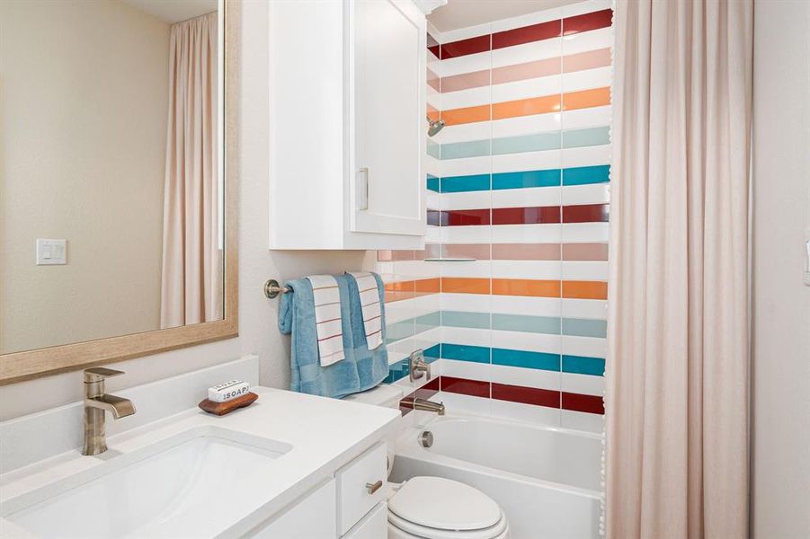 Furnished interior view inside a new home in East Village - Classic Series, Frisco (Image 16).