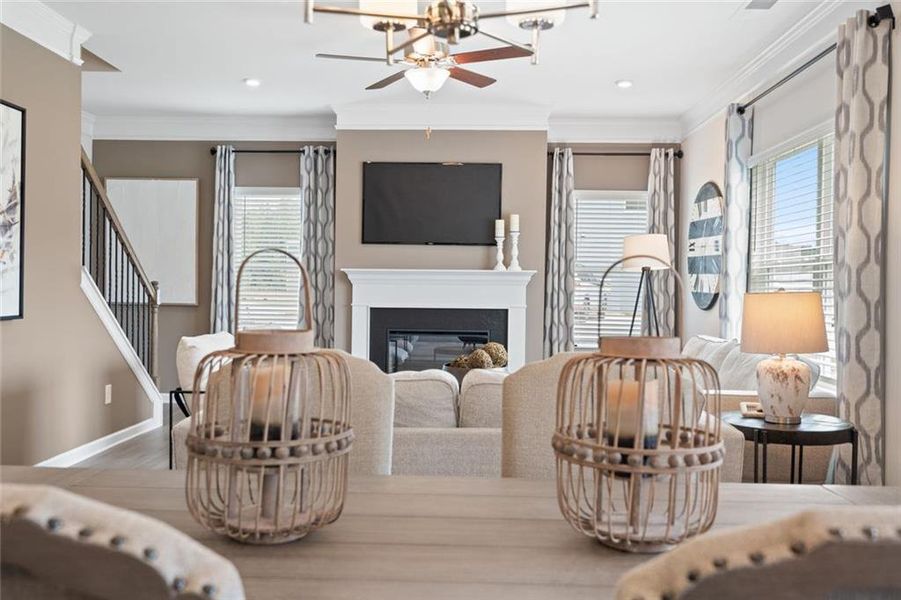 Furnished interior view inside a new home in Hawks View, Ringgold (Image 24).