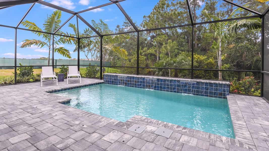 Representative exterior details of a home built from the Patriot by Neal Communities in Boca Royale Golf & Country Club at Wellen Park, Englewood (Image 4).