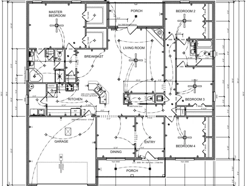 2D floor plan layout of this home in , Floresville, TX (Image 3).