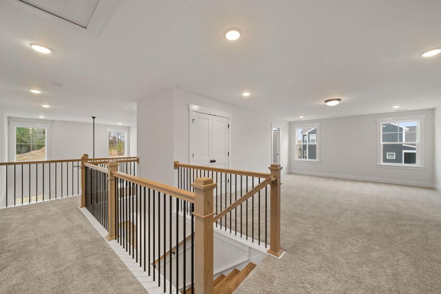 Spacious, unfurnished interior of a new home in Wexford, Elon (Image 40).