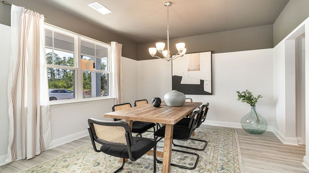Furnished interior view inside a new home in The Forest at Black Bear, Longs (Image 5).