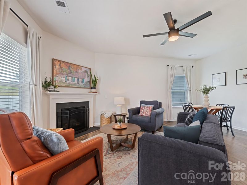 Furnished interior view inside a new home in , Fletcher (Image 7). Furnished interior view inside a new home in , Fletcher (Image 7).
