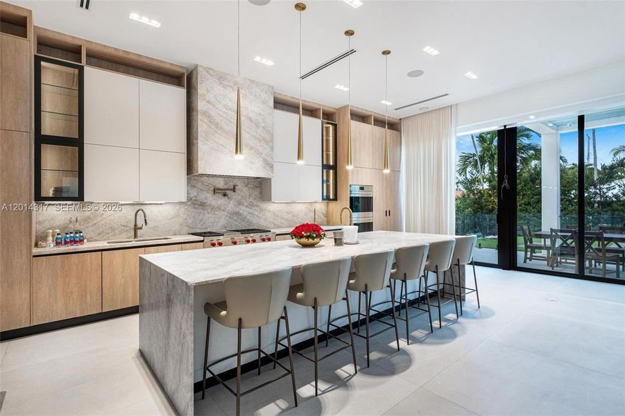 Furnished interior view inside a new home in , Surfside (Image 13).