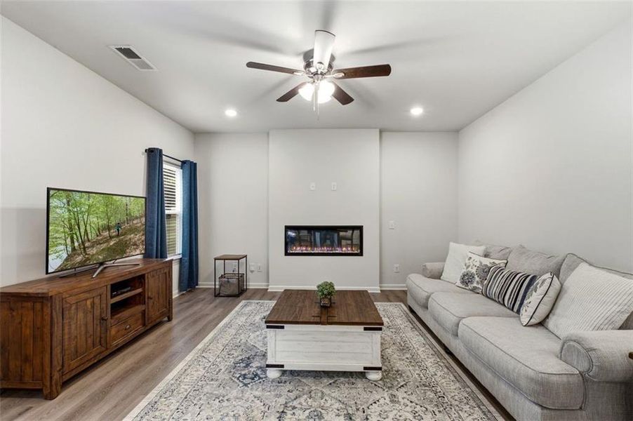Furnished interior view inside a new home in Morgan Landing, Carrollton (Image 21). Furnished interior view inside a new home in Morgan Landing, Carrollton (Image 21).