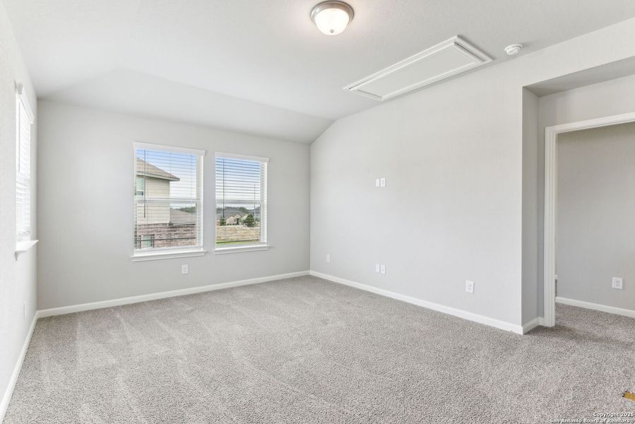 Spacious, unfurnished interior of a new home in Remington Ranch, San Antonio (Image 23). Spacious, unfurnished interior of a new home in Remington Ranch, San Antonio (Image 23).