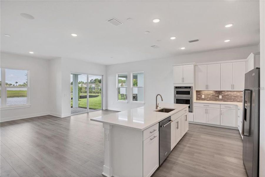 Furnished interior view inside a new home in Gracewater at Sarasota, Sarasota (Image 11).