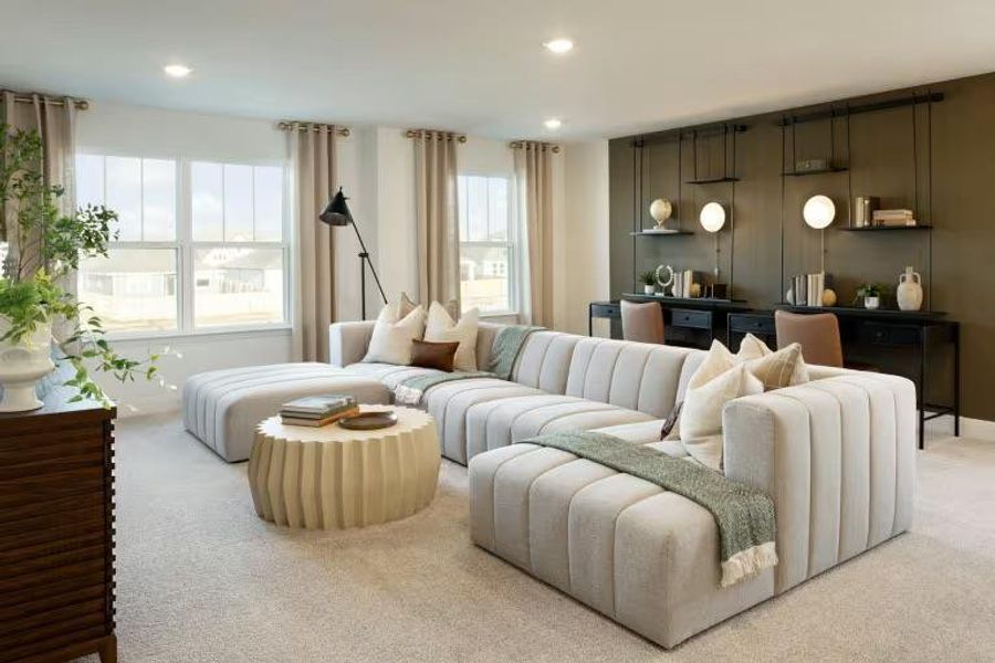 Photo of Centex model home with same floor plan, not of actual home listed. Photo of Centex model home with same floor plan, not of actual home listed.