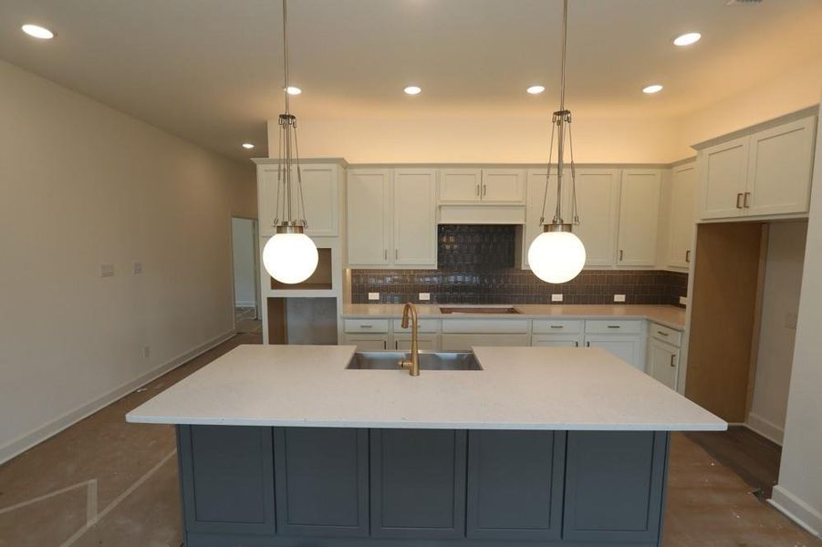 Furnished interior view inside a new home in Meridiana 55' Homesites, Manvel (Image 12).