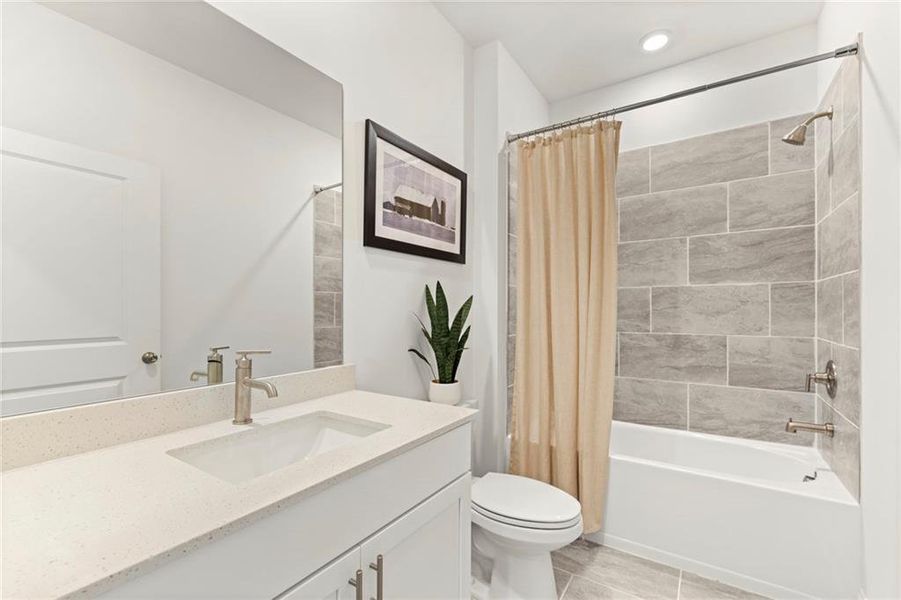 Furnished interior view inside a new home in The Court at Gainesville Township, Gainesville (Image 6).