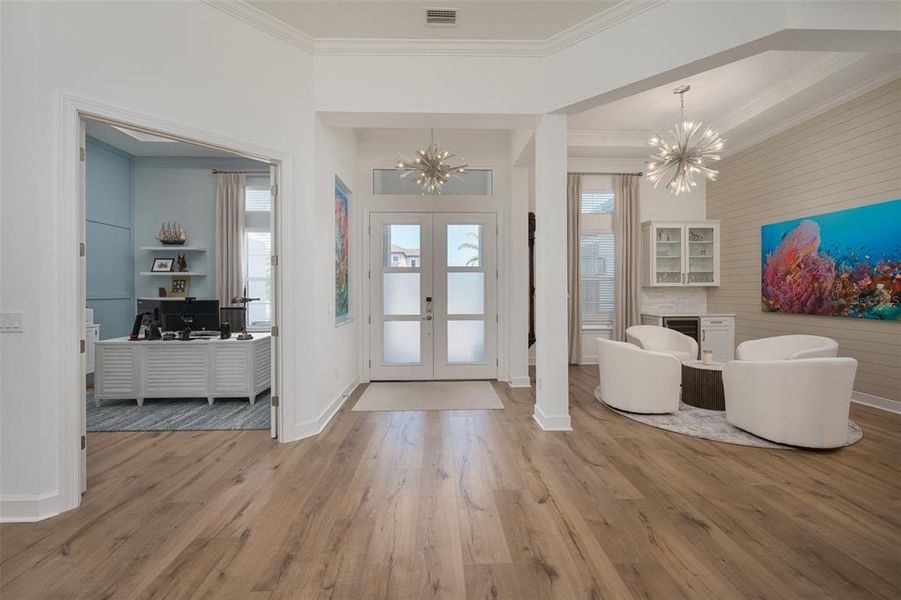 Furnished interior view inside a new home in , Sarasota (Image 46).