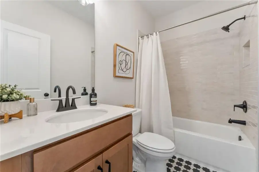Furnished interior view inside a new home in Linden Grove, Powder Springs (Image 26).