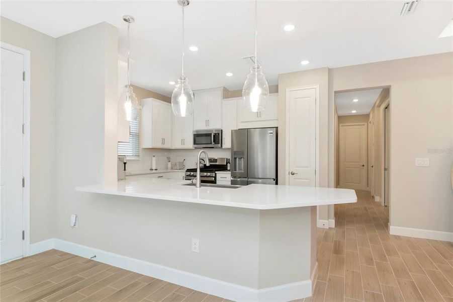 Furnished interior view inside a new home in , Sarasota (Image 8).