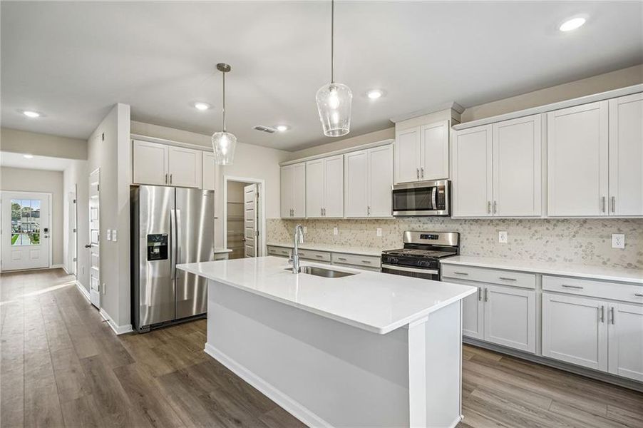 Furnished interior view inside a new home in Martin Springs - Estate Series, Lawrenceville (Image 16).