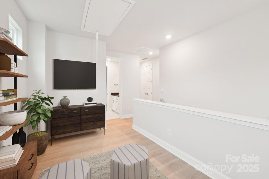 Virtually Staged Loft