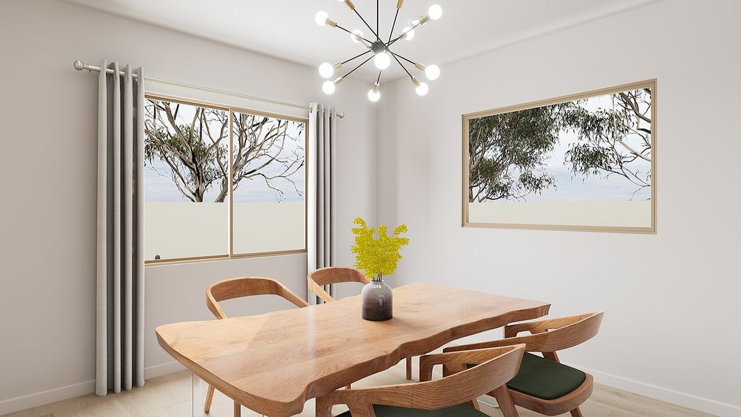 Representative furnished interior of a home built from the Gardenia Plan 5009 by Tri Pointe Homes in Soleo, San Tan Valley (Image 5).