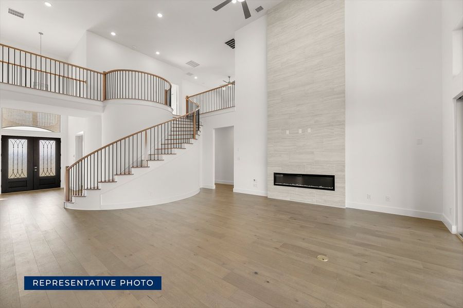 Representative unfurnished interior of a home built from the Adkisson PC (w/Media) by First Texas Homes in Broadmoor Estates, Ovilla (Image 15). Representative unfurnished interior of a home built from the Adkisson PC (w/Media) by First Texas Homes in Broadmoor Estates, Ovilla (Image 15).
