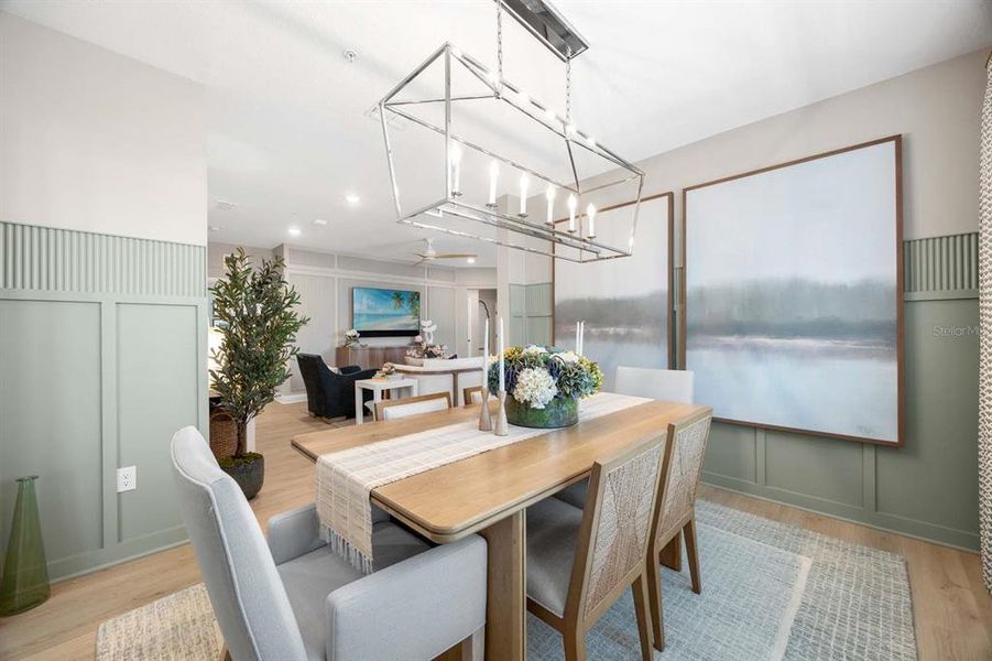 Furnished interior view inside a new home in Gatherings® of Lake Nona, Orlando (Image 18).