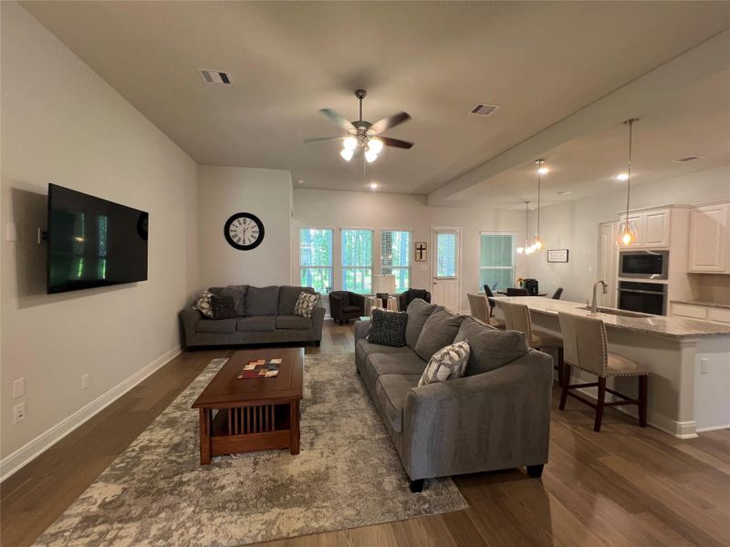 Furnished interior view inside a new home in , Conroe (Image 12). Furnished interior view inside a new home in , Conroe (Image 12).