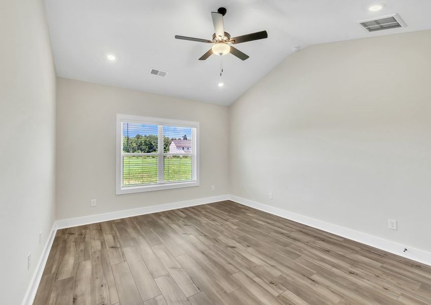 Windows let in lots of light to each bedroom.