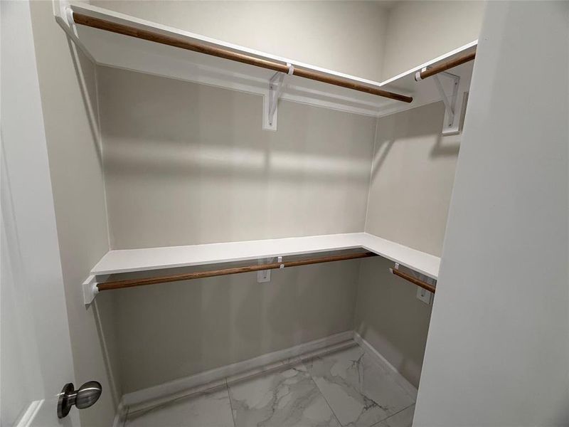 View of spacious closet